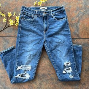 levi’s 725 high rise skinny jeans